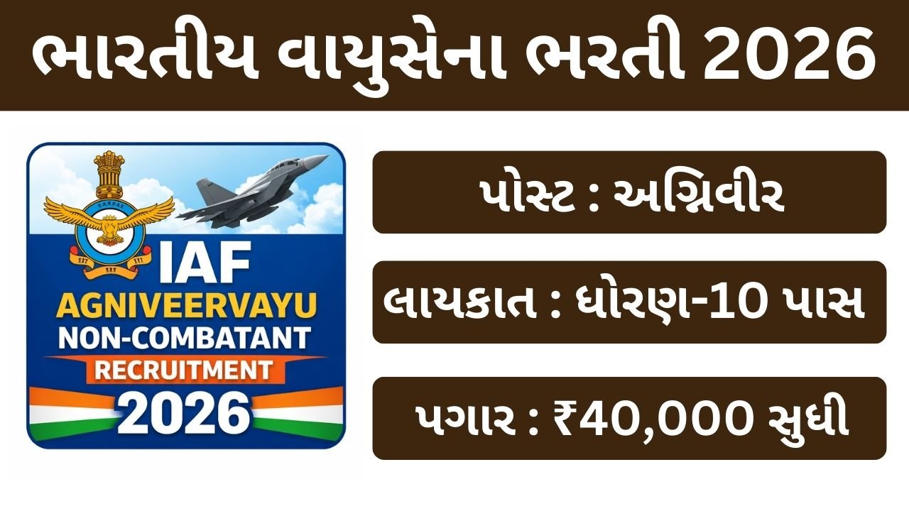 Indian Air Force Agniveervayu Non-Combatant Recruitment 2026